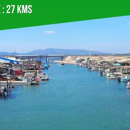 Le Carrousel - Apt Vue Mer - Plage A 10 M - Clim - Wifi Canet-en-Roussillon Eksteriør billede