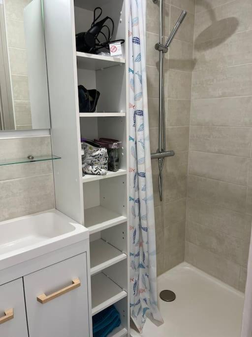 Le Carrousel - Apt Vue Mer - Plage A 10 M - Clim - Wifi Canet-en-Roussillon Eksteriør billede